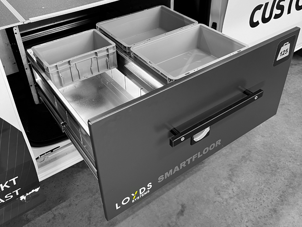 Smartfloor bilinredning och styling Ford Transit Custom (2024-) - Bild 3